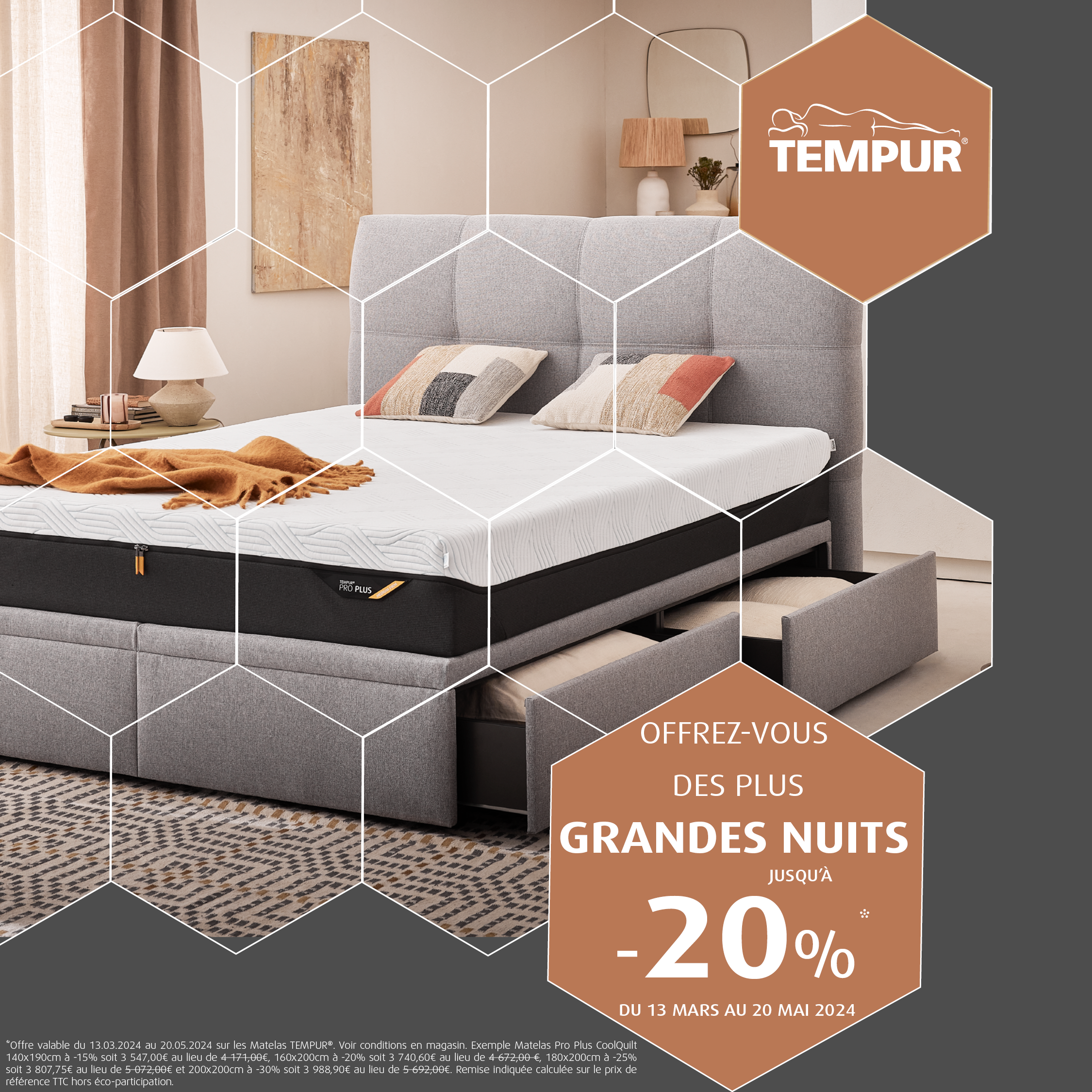offres de printemps tempur